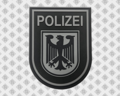 Wappen Abzeichen Patch PVC Rubber Polizei