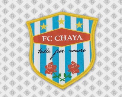 Wappen Patch Aufnäher Abzeichen Badge mit Kettelrand FC Chaya Vereine